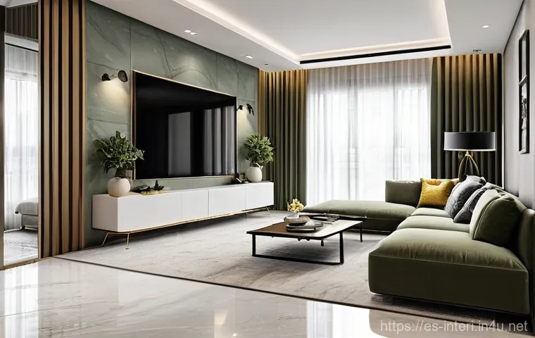 실내건축 실습에서 자주 발생하는 문제와 해결책들 - **Prompt for Budget-Friendly Luxury Interior:**
    A sophisticated and modern living room interior,...